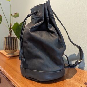 Vintage Coach Drawstring Sling - Style 4023 - Blue - includes original hang tag